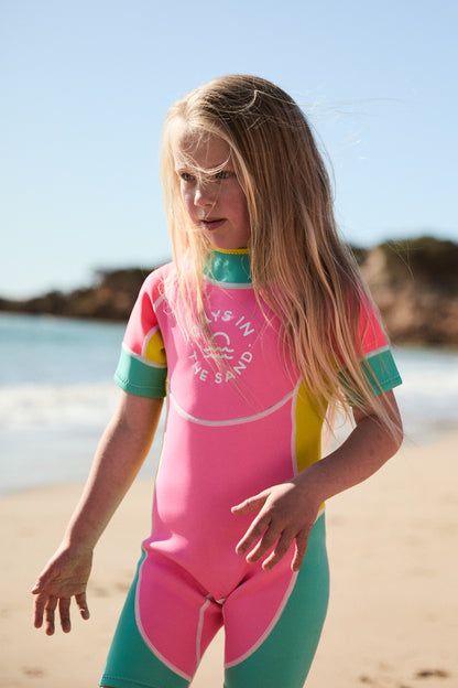 Bubblegum Breeze - 2mm Springsuit Wetsuit