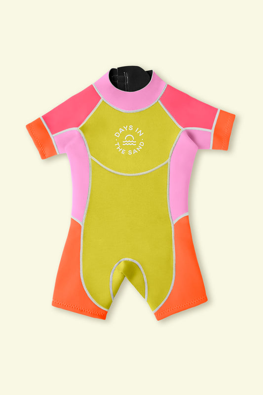 Lemon Swirl - 2mm Springsuit Wetsuit