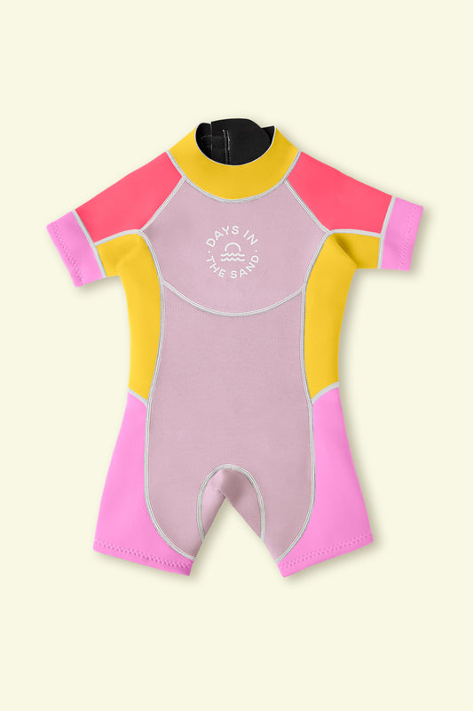 Pink Lagoon - 2mm Springsuit Wetsuit